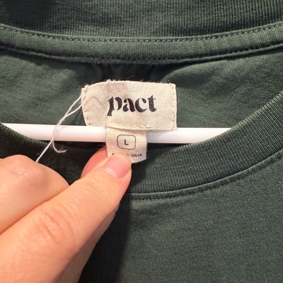 Pact Green T-Shirt Dress - Picture 2 of 2